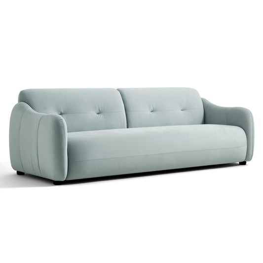 Karessa Deep Seat Sofa, 3 Seater, Blue