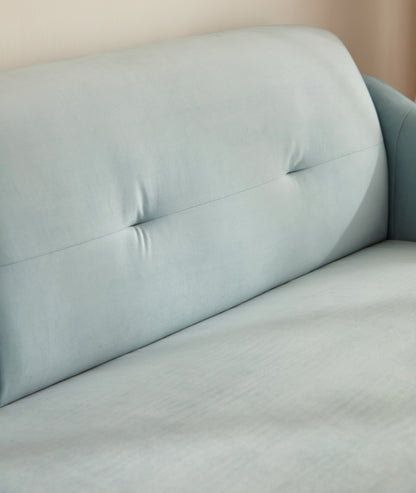 Karessa Deep Seat Sofa, 3 Seater, Blue