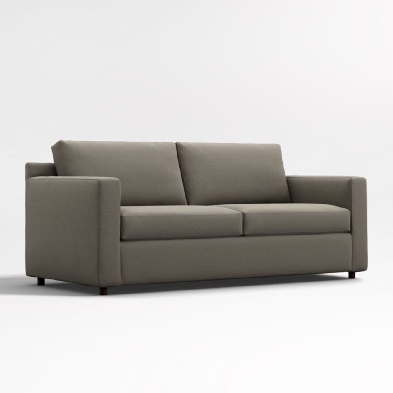 Fusion Sectional Sofa, 2 Seater, Charcoal