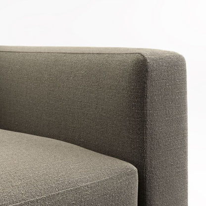 Fusion Sectional Sofa, 2 Seater, Charcoal