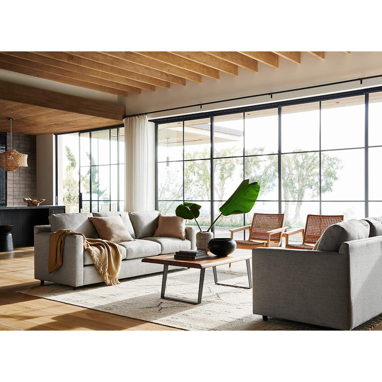 Fusion Sectional Sofa, 3 Seater, Beige