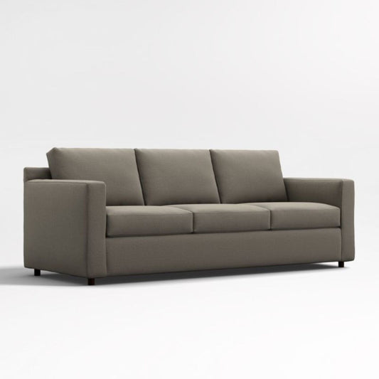 Fusion Sectional Sofa, 3 Seater, Charcoal