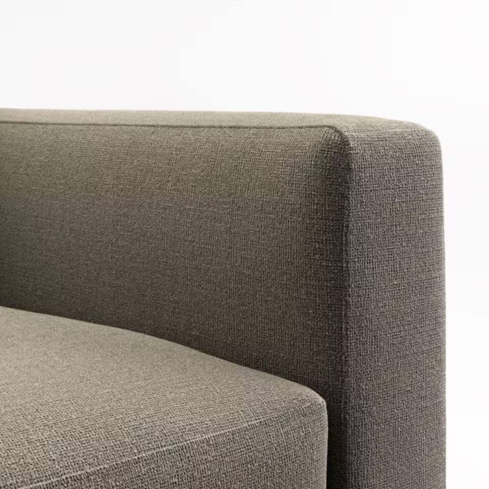 Fusion Sectional Sofa, 3 Seater, Charcoal