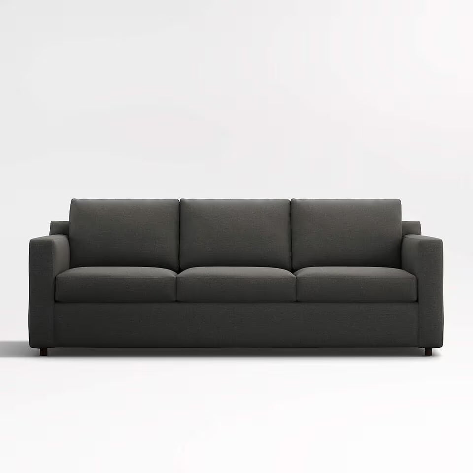 Fusion Sectional Sofa, 3 Seater, Black