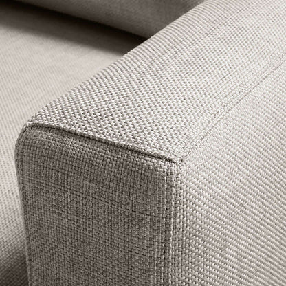 Fusion Sectional Sofa With Chaise, Right Facing, Beige