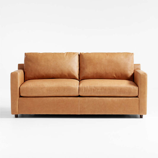 Fusion Sectional Sofa, 2 Seater, Tan Imitation Leather