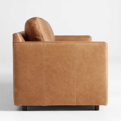 Fusion Sectional Sofa, 2 Seater, Tan Imitation Leather