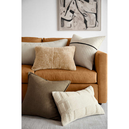Fusion Sectional Sofa, 2 Seater, Tan Imitation Leather