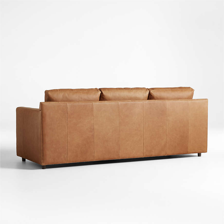 Fusion Sectional Sofa, 3 Seater, Tan Imitation Leather