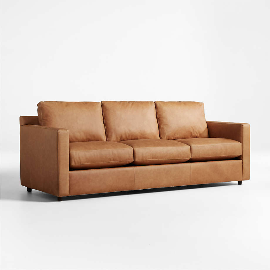 Fusion Sectional Sofa, 3 Seater, Tan Imitation Leather