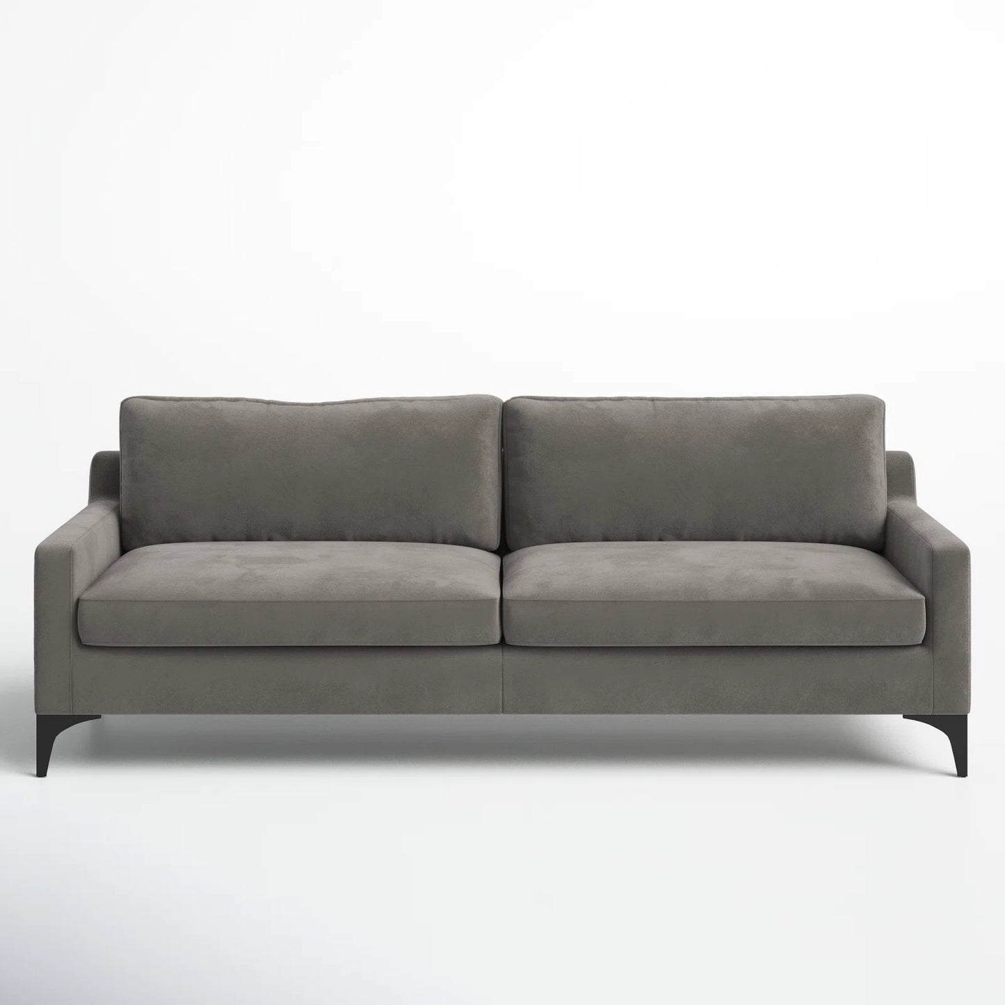 Jones 2 Seater Sofa, Dark Gray, Velvet