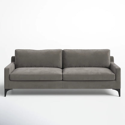Jones 2 Seater Sofa, Dark Gray, Velvet
