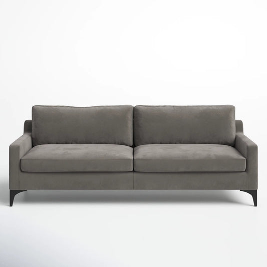 Jones 2 Seater Sofa, Dark Gray, Velvet