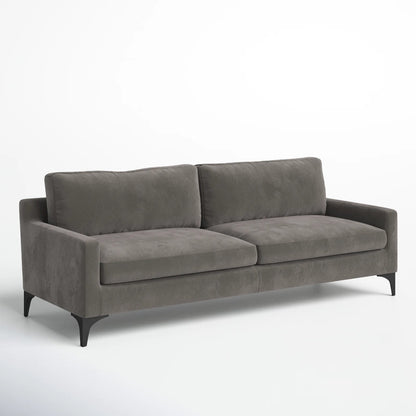 Jones 2 Seater Sofa, Dark Gray, Velvet