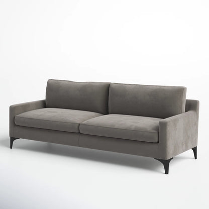 Jones 2 Seater Sofa, Dark Gray, Velvet