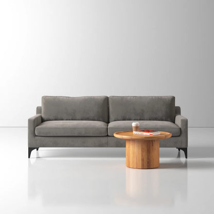 Jones 2 Seater Sofa, Dark Gray, Velvet