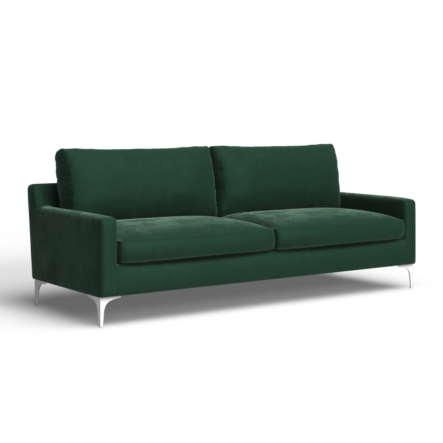 Jones 2 Seater Sofa, Green, Velvet