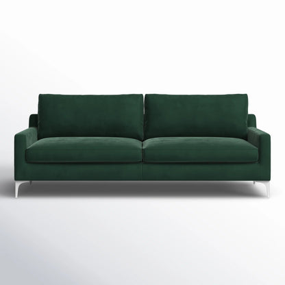 Jones 2 Seater Sofa, Green, Velvet