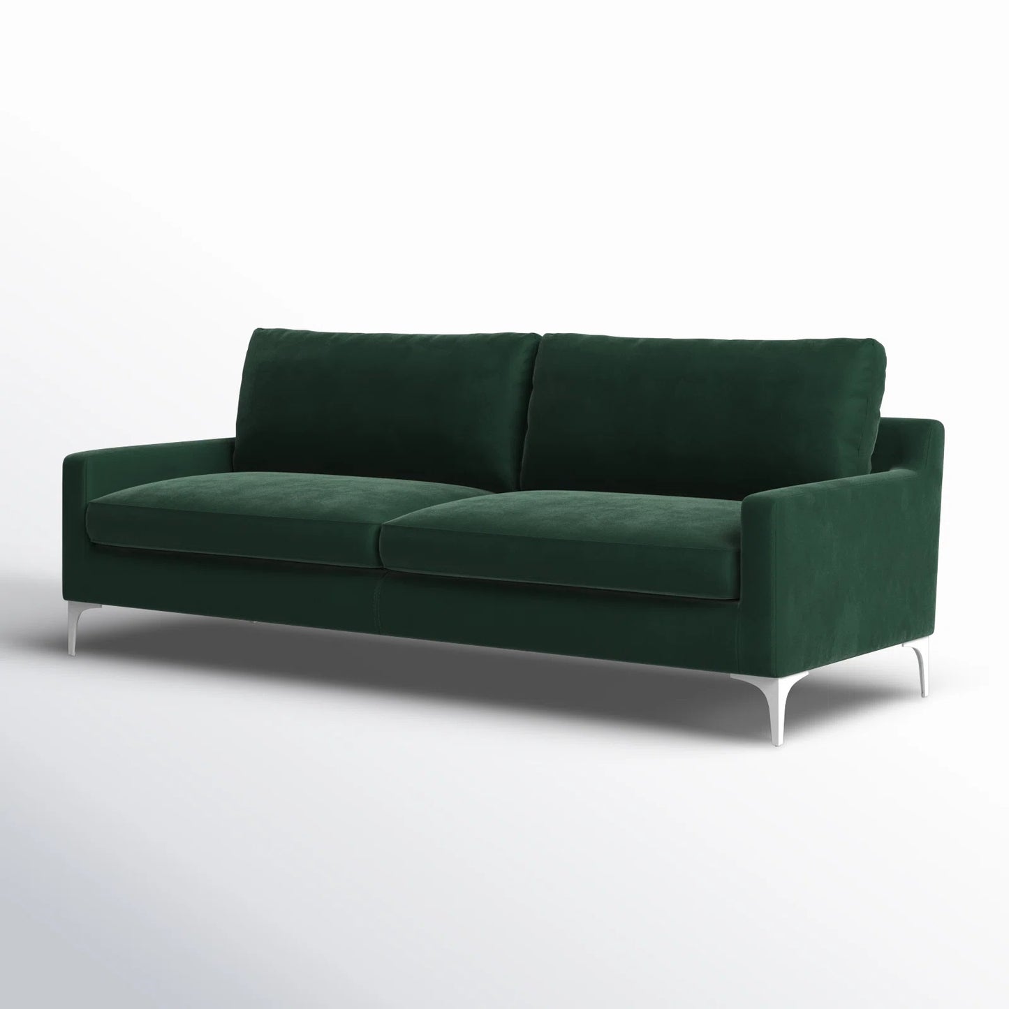 Jones 2 Seater Sofa, Green, Velvet