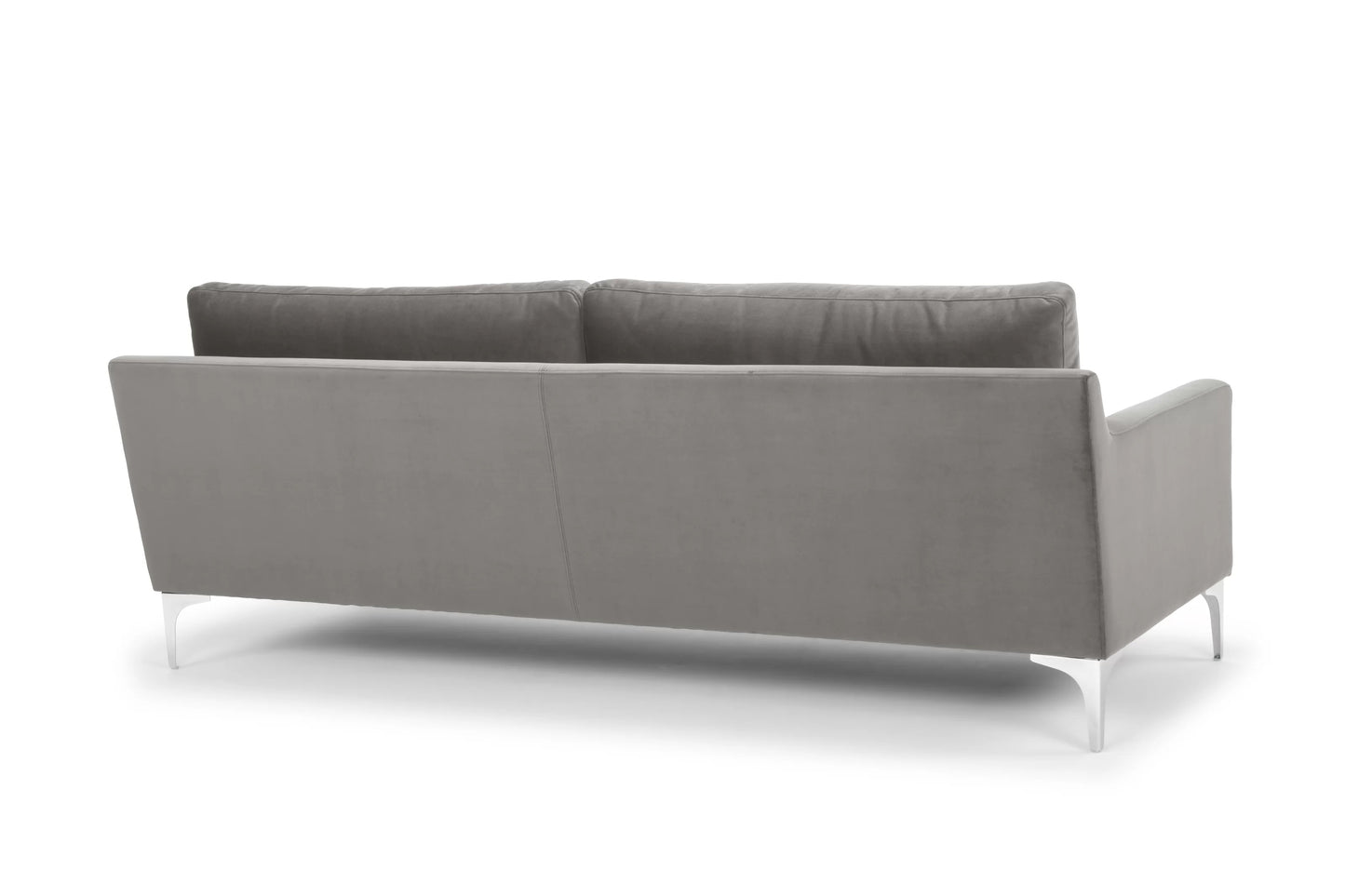 Jones 2 Seater Sofa, Light Gray, Velvet