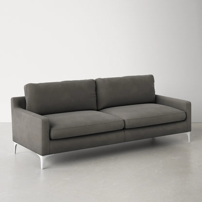 Jones 2 Seater Sofa, Light Gray, Velvet