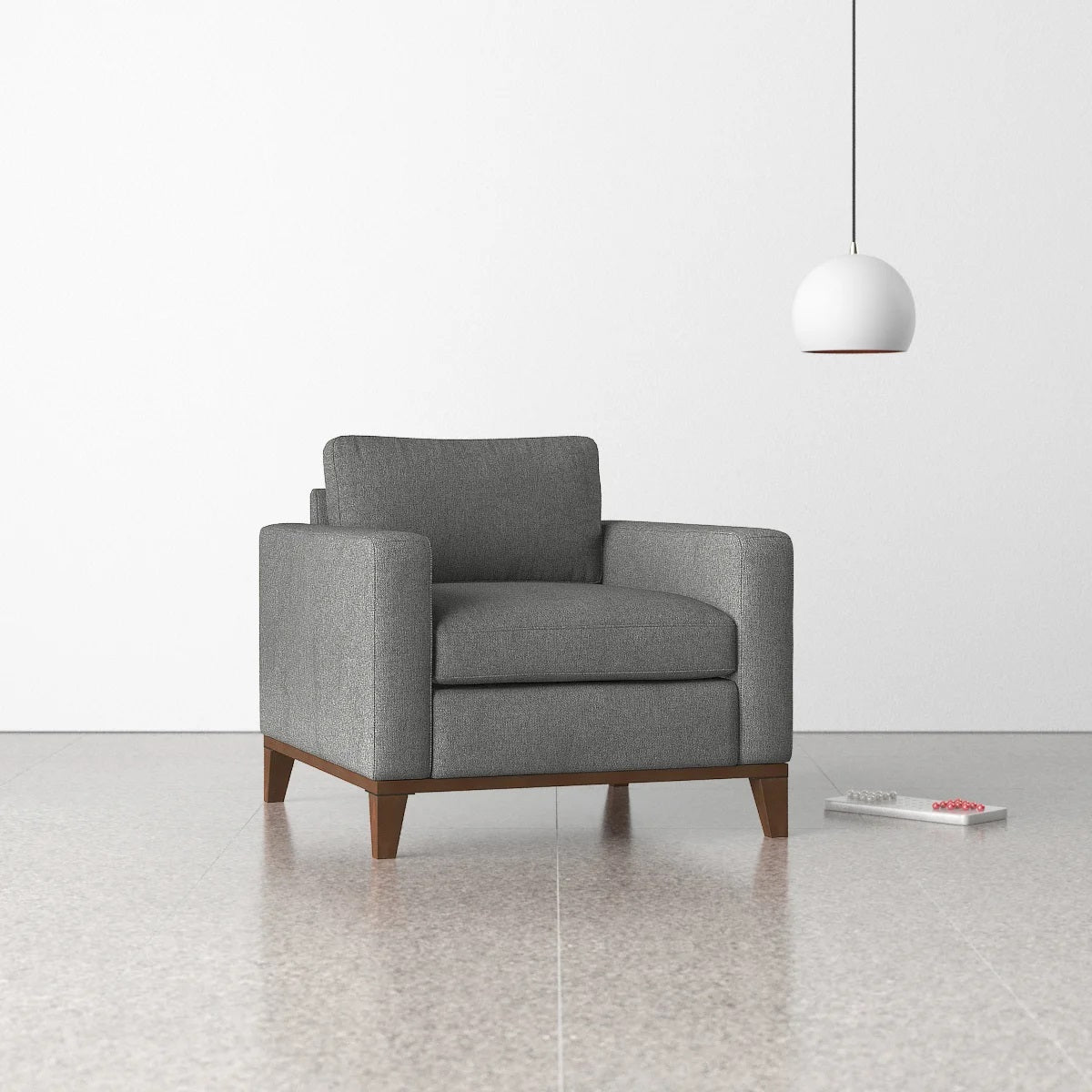 Libra Armchair, Gray