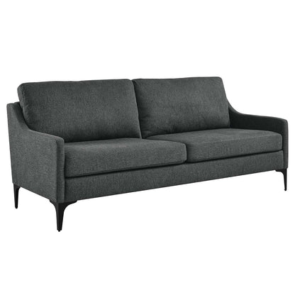 Madison 2 Seater Sofa, Charcoal