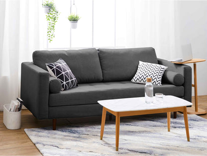 Noah 2 Seater Sofa, Charcoal Gray