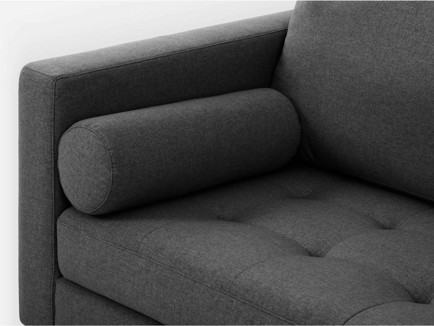 Noah 2 Seater Sofa, Charcoal Gray