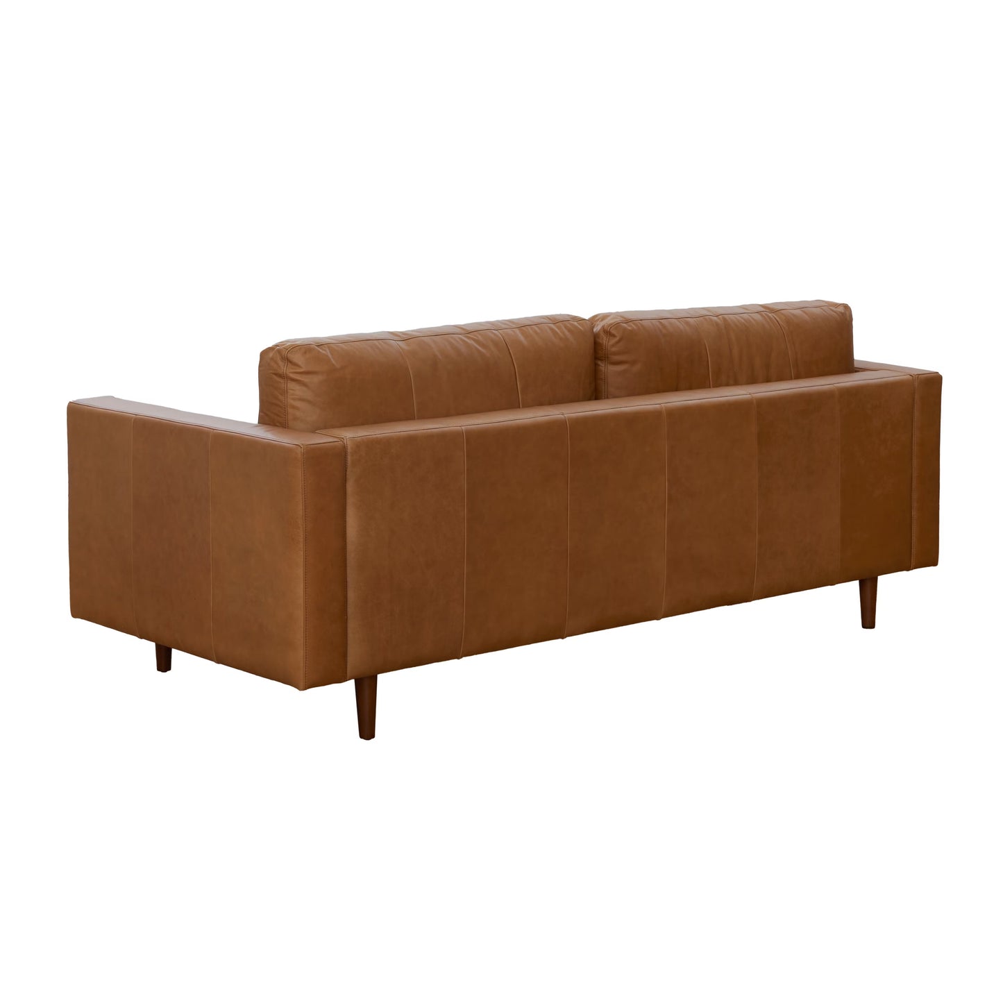 Noah 2 Seater Sofa, Tan Imitation Leather