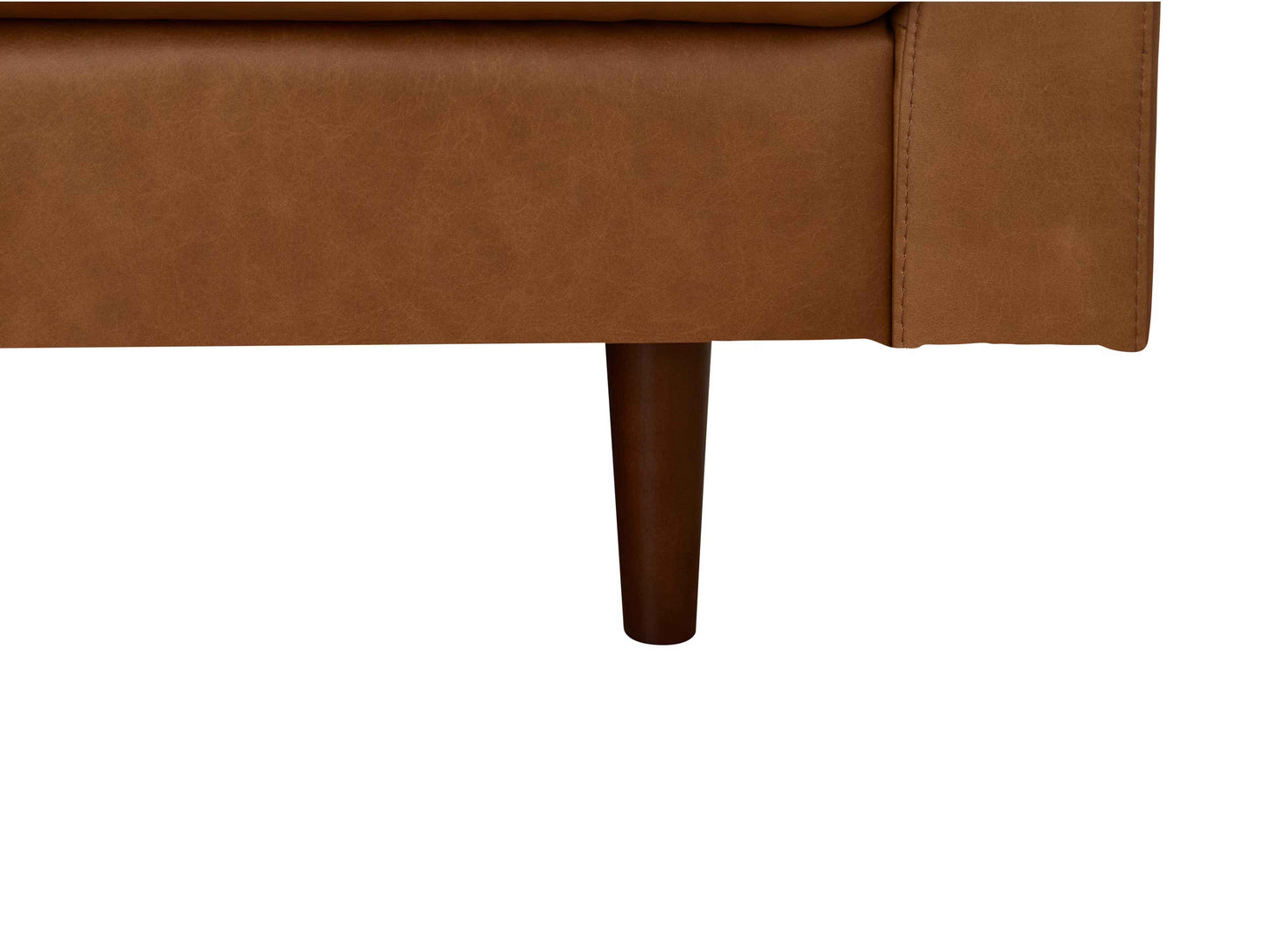 Noah 2 Seater Sofa, Tan Imitation Leather