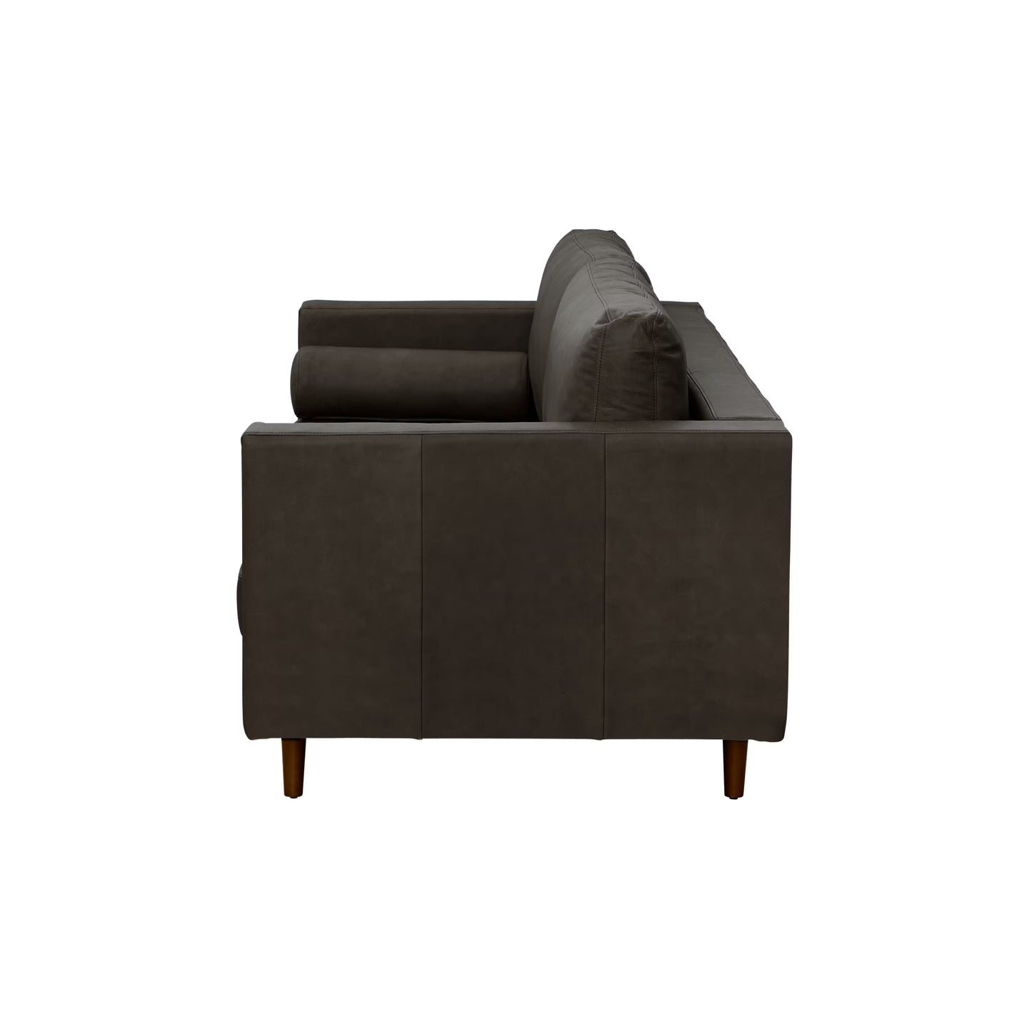 Noah 2 Seater Sofa, Dark Gray Imitation Leather