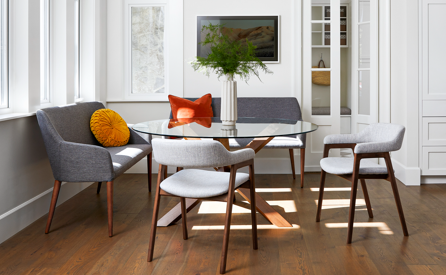 Atlas Dining Chair, Mist Gray
