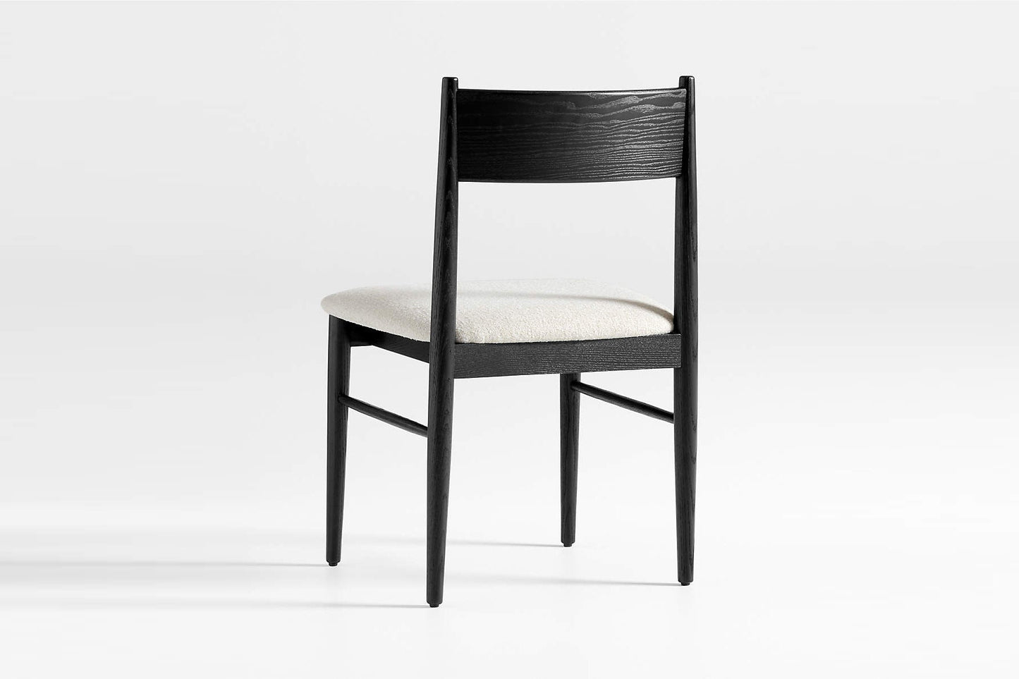 Barley Dining Chair, Black with Ivory Seat