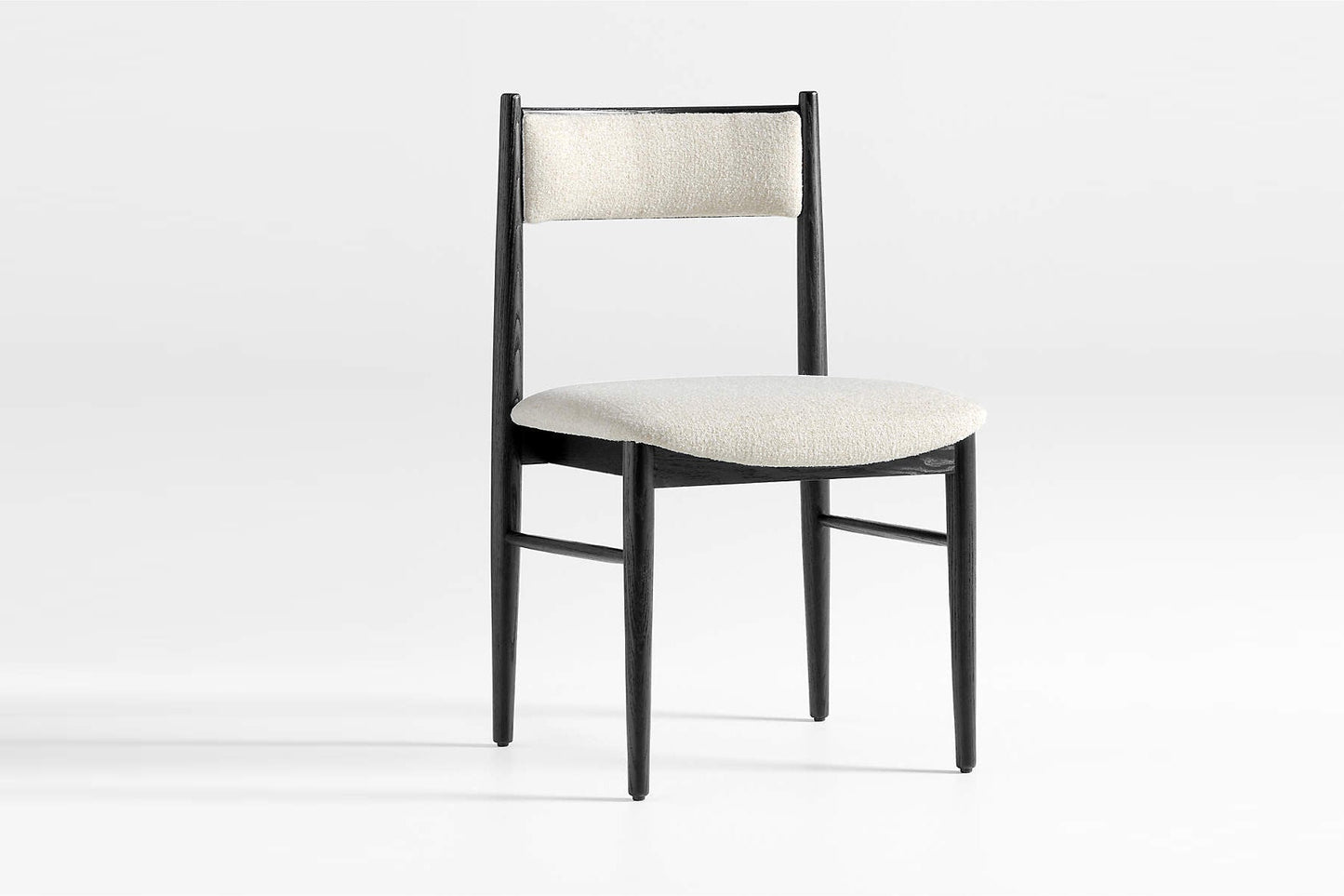 Barley Dining Chair, Black with Ivory Seat