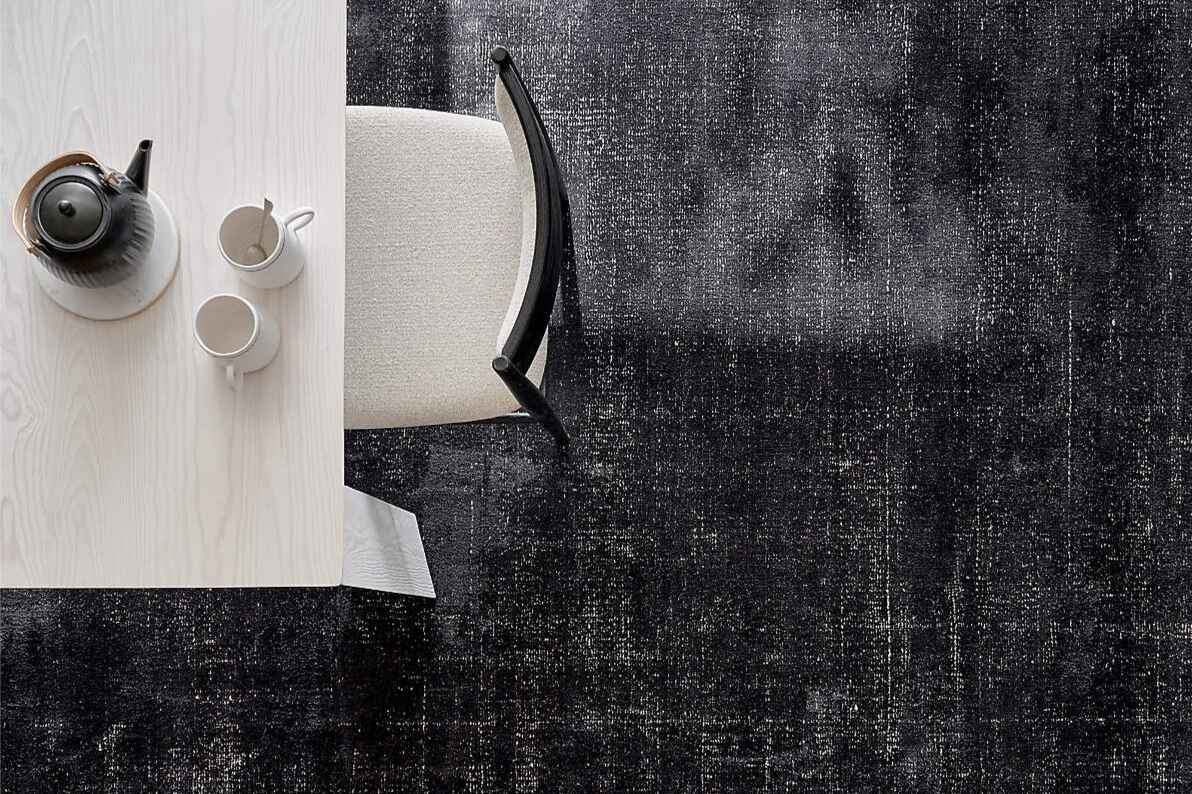 Barley Dining Chair, Black with Ivory Seat