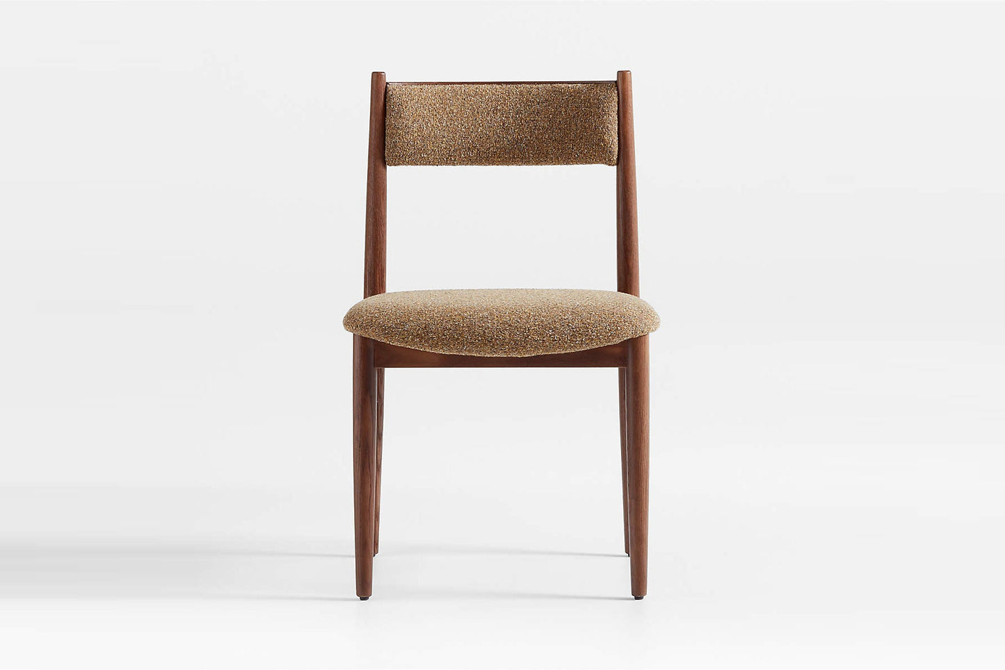 Barley Dining Chair, Mustard Boucle