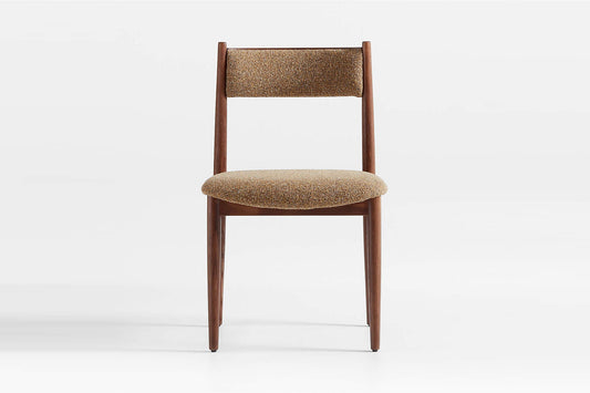 Barley Dining Chair, Mustard Boucle