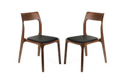H Dining Chair, Walnut