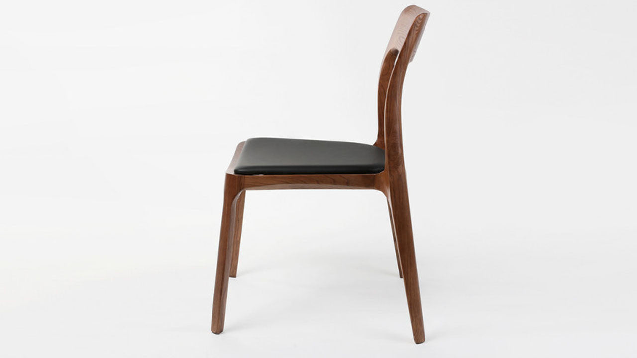 H Dining Chair, Walnut