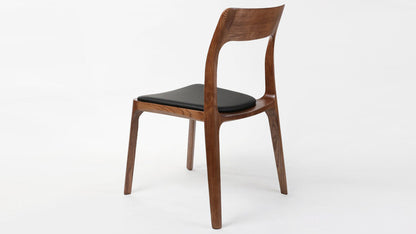 H Dining Chair, Walnut