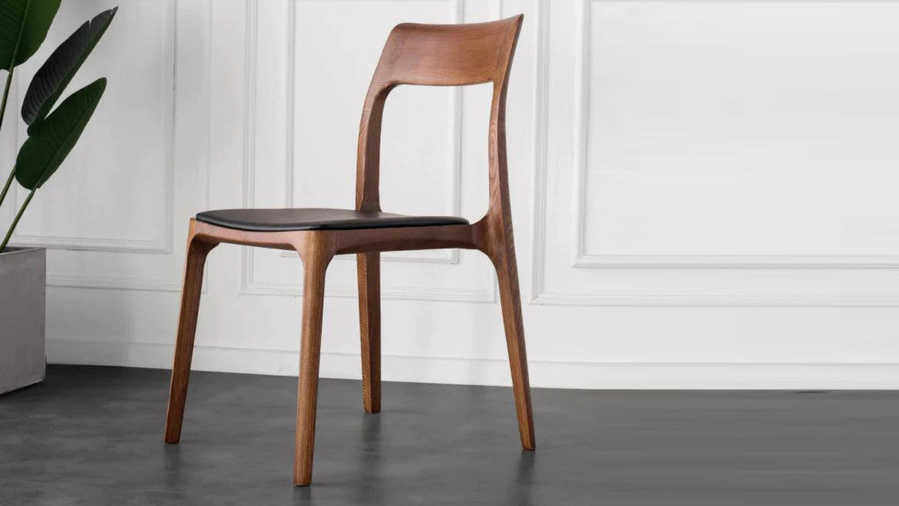 H Dining Chair, Walnut
