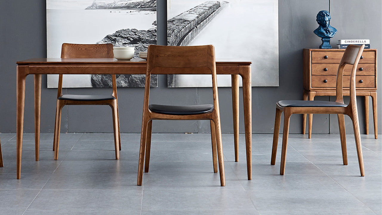 H Dining Chair, Walnut