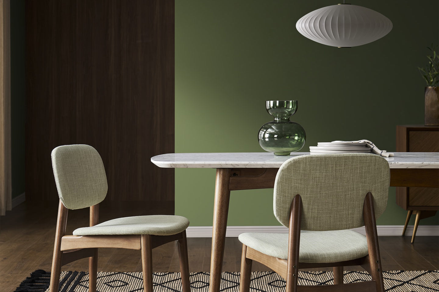 Kelsey Chair, Walnut Stain, Ivory Beige