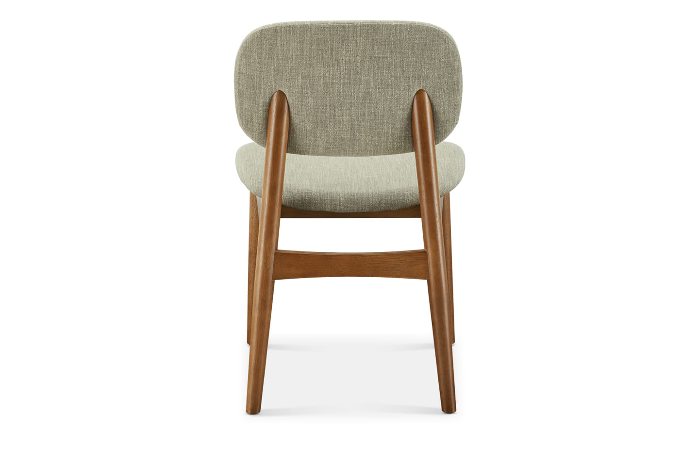 Kelsey Chair, Walnut Stain, Ivory Beige