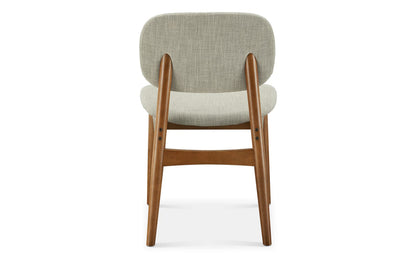 Kelsey Chair, Walnut Stain, Pewter Grey