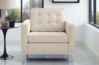 Florence Armchair, Beige