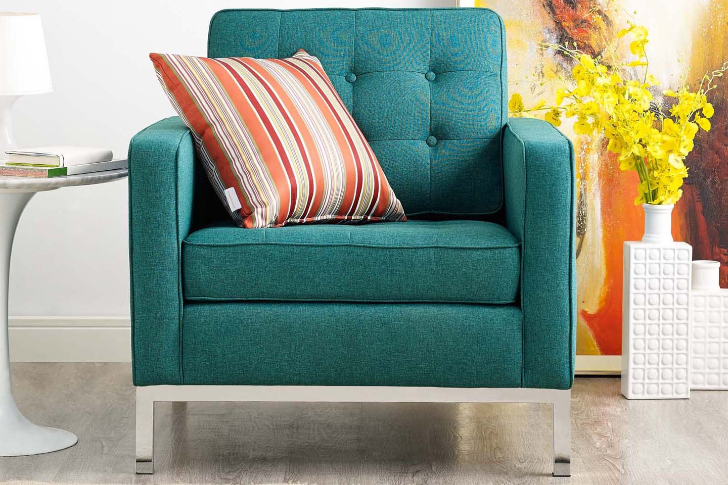 Florence Armchair, Teal
